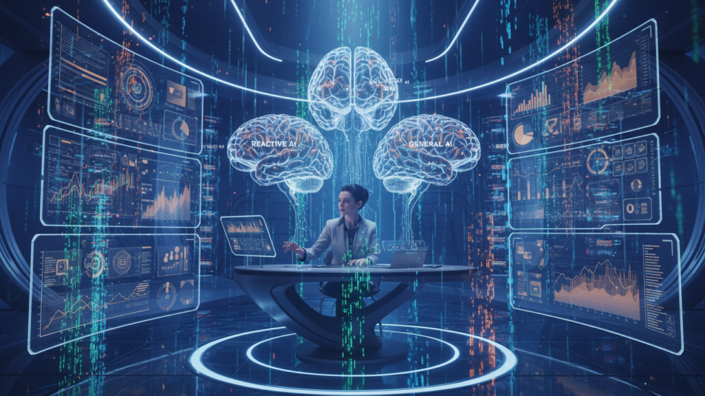 IA reativa, limitada e geral: entenda cada tipo